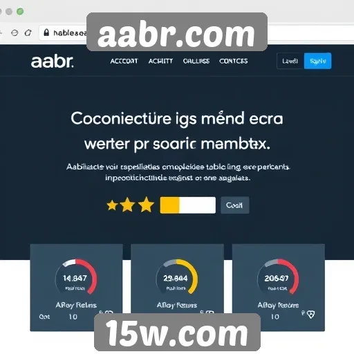 Experiência do usuário em aabr.com avaliada por especialistas